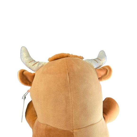 Squishmallow Hug Mees Wilfred Highland Cow Brown 14" 2023 NWT - Picture 8 of 8